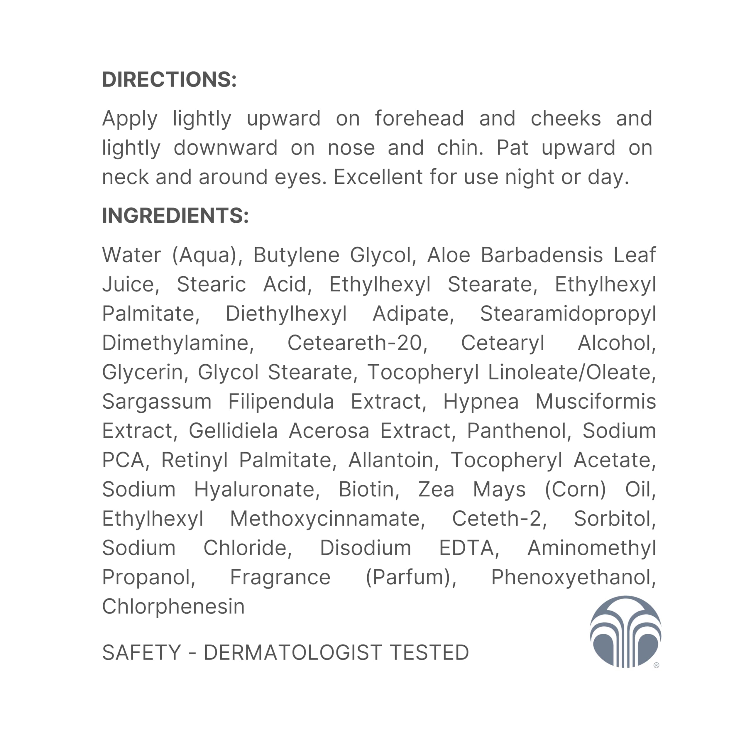 Nu Skin Crème Rajeunissante absorption rapide qui laisse la peau non grasse.