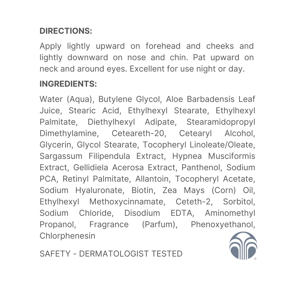 Nu Skin Crème Rajeunissante absorption rapide qui laisse la peau non grasse.