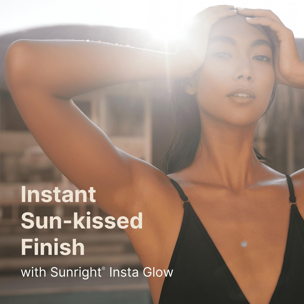 Nu Skin Sunright Insta Glow Gel autobronceador, tono natural que se construye con uso