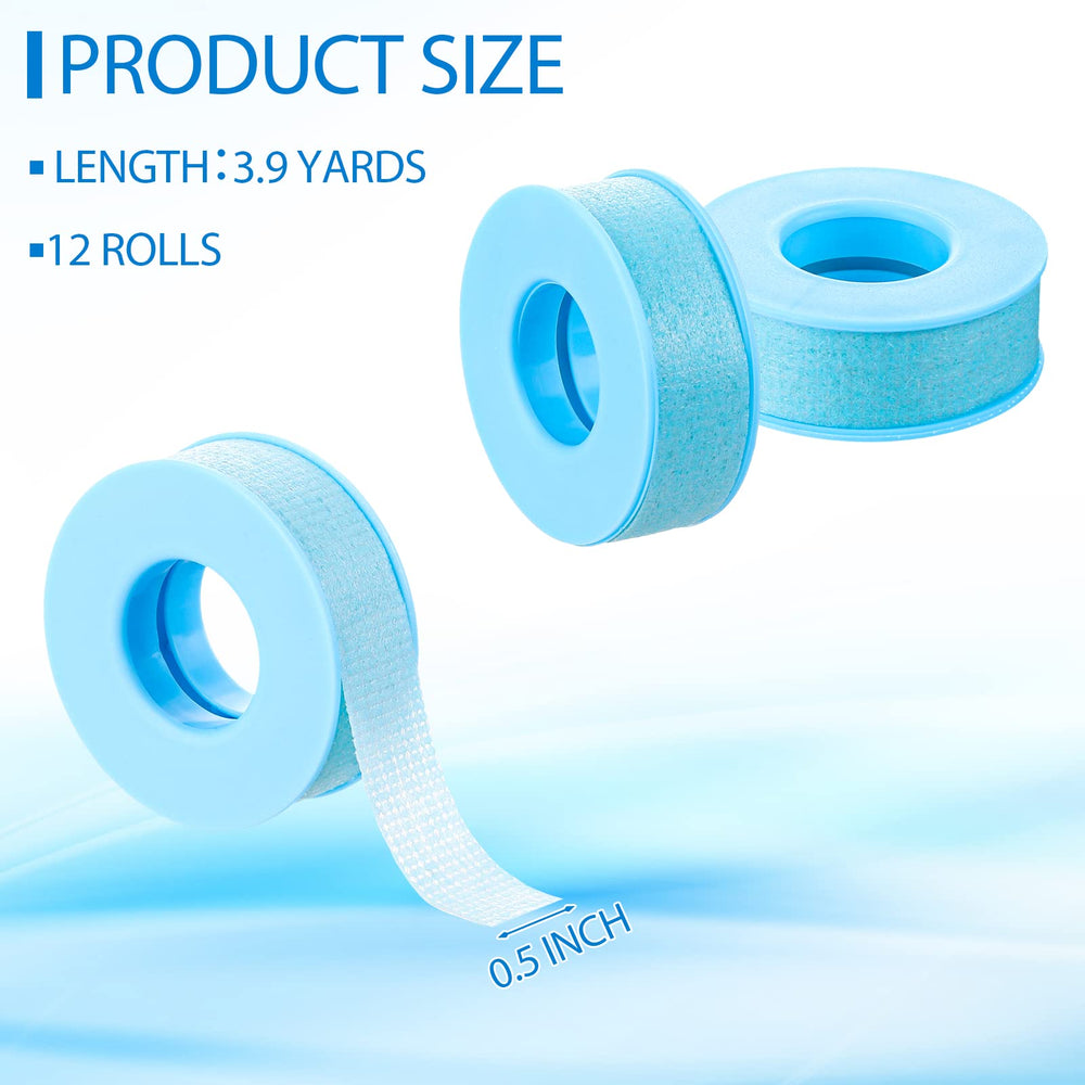 Nuanchu cinta adhesiva de silicona para pestañas, adherencia suave y retirada fácil.