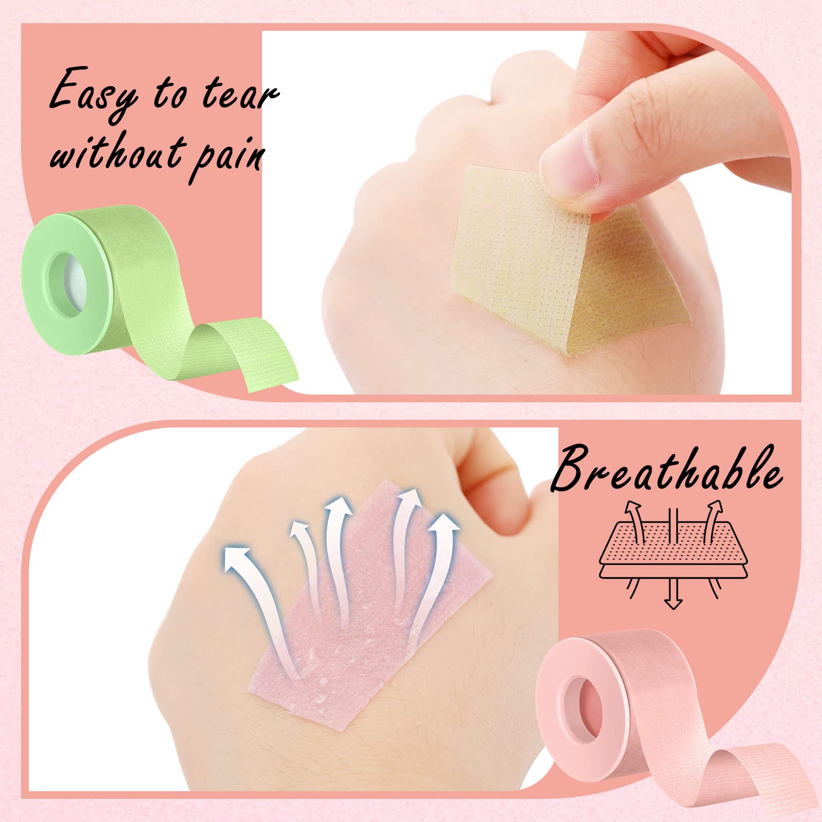 Usos múltiples de Nuanchu: pestañas, maquillaje de ojos y labios para proyectos caseros o salón.