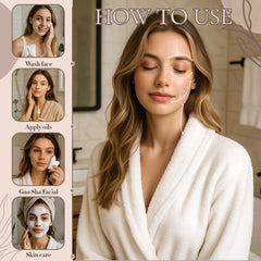 Nuanchu guasha doble-menton para definir el contorno facial.