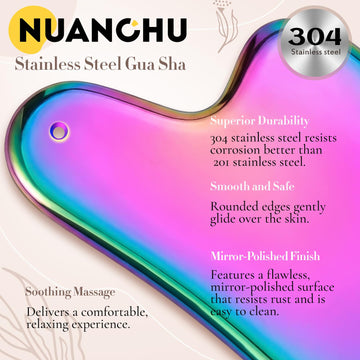Nuanchu gua sha portátil con funda incluida
