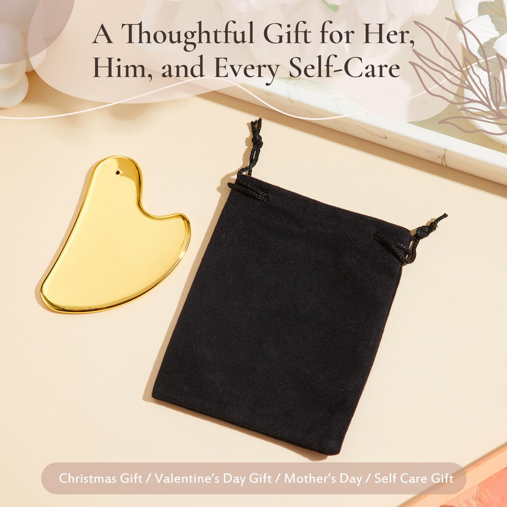 Nuanchu gua sha regalo con estuche para autocuidado