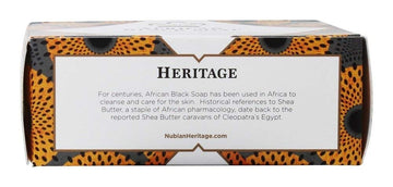 Espuma cremosa del Jabón Negro Africano de Nubian Heritage para una limpieza suave