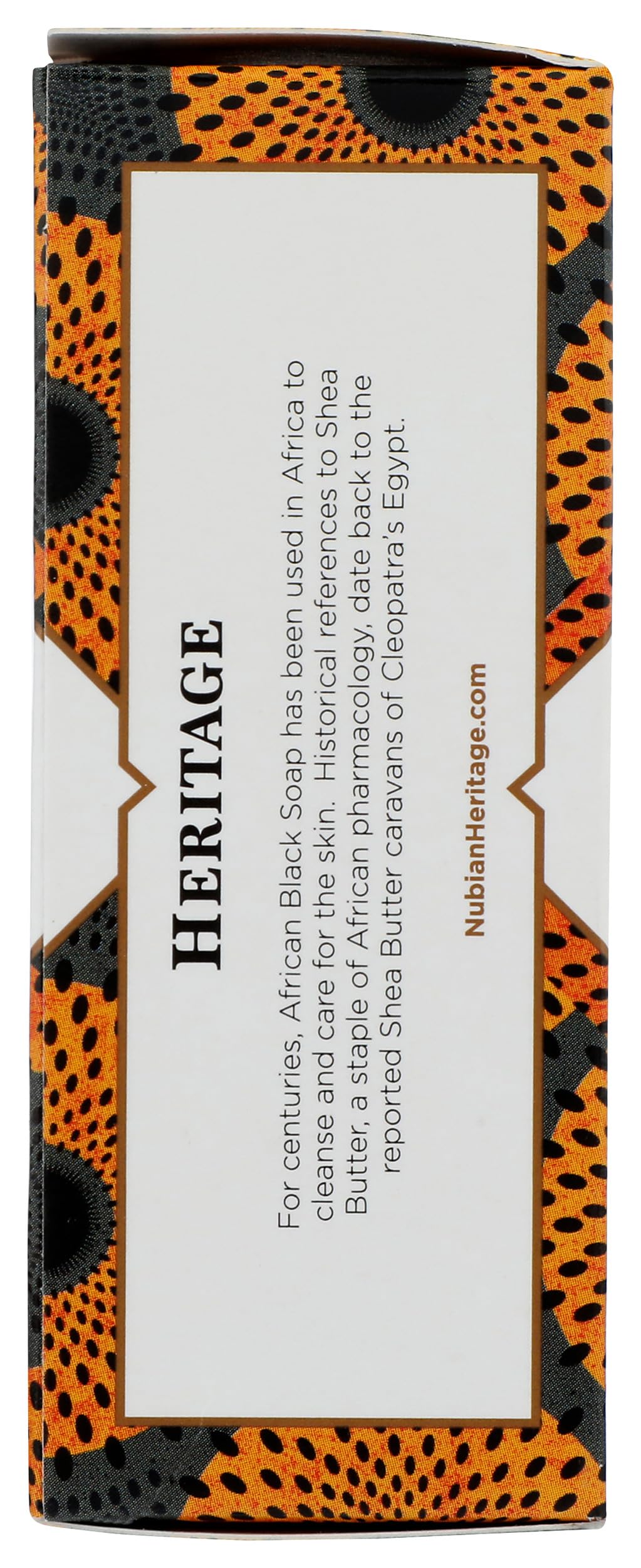 Uso diario con Nubian Heritage Jabón Negro Africano para limpieza general