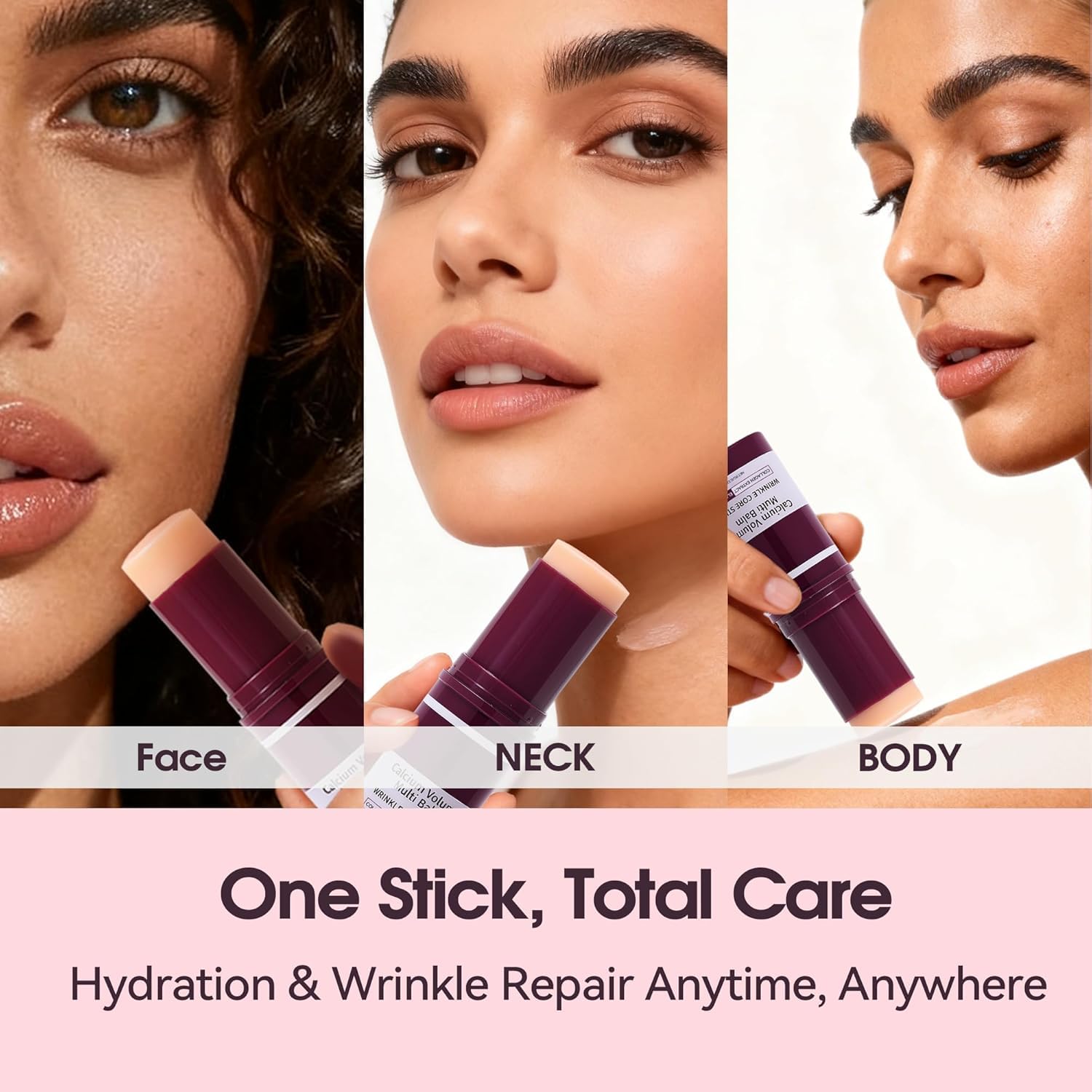Nuckhuce Calcium Multi Balm Stick para labios: nutrición y suavidad.