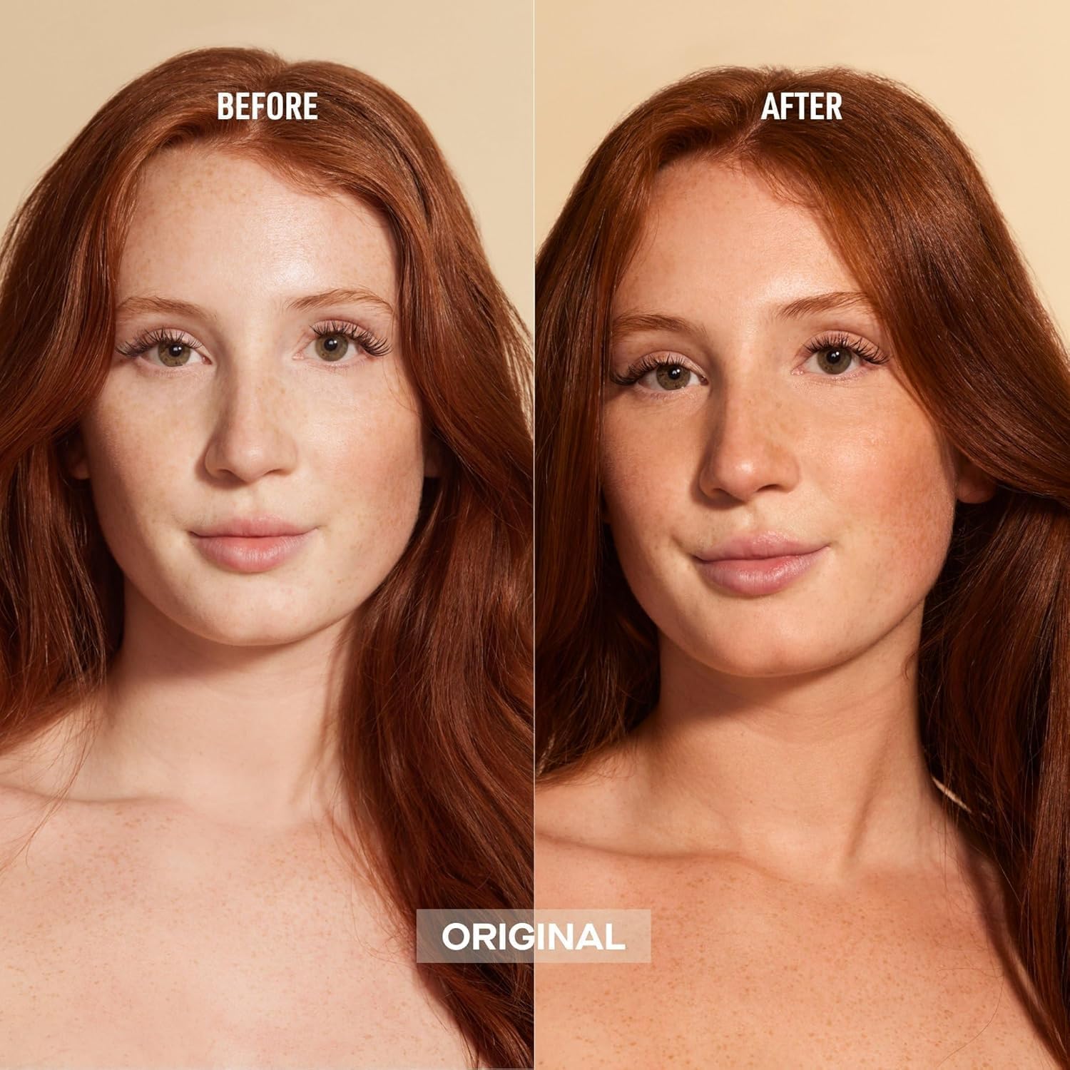 Nuda Face Tan Water en rostro para una aplicación suave y gradual.