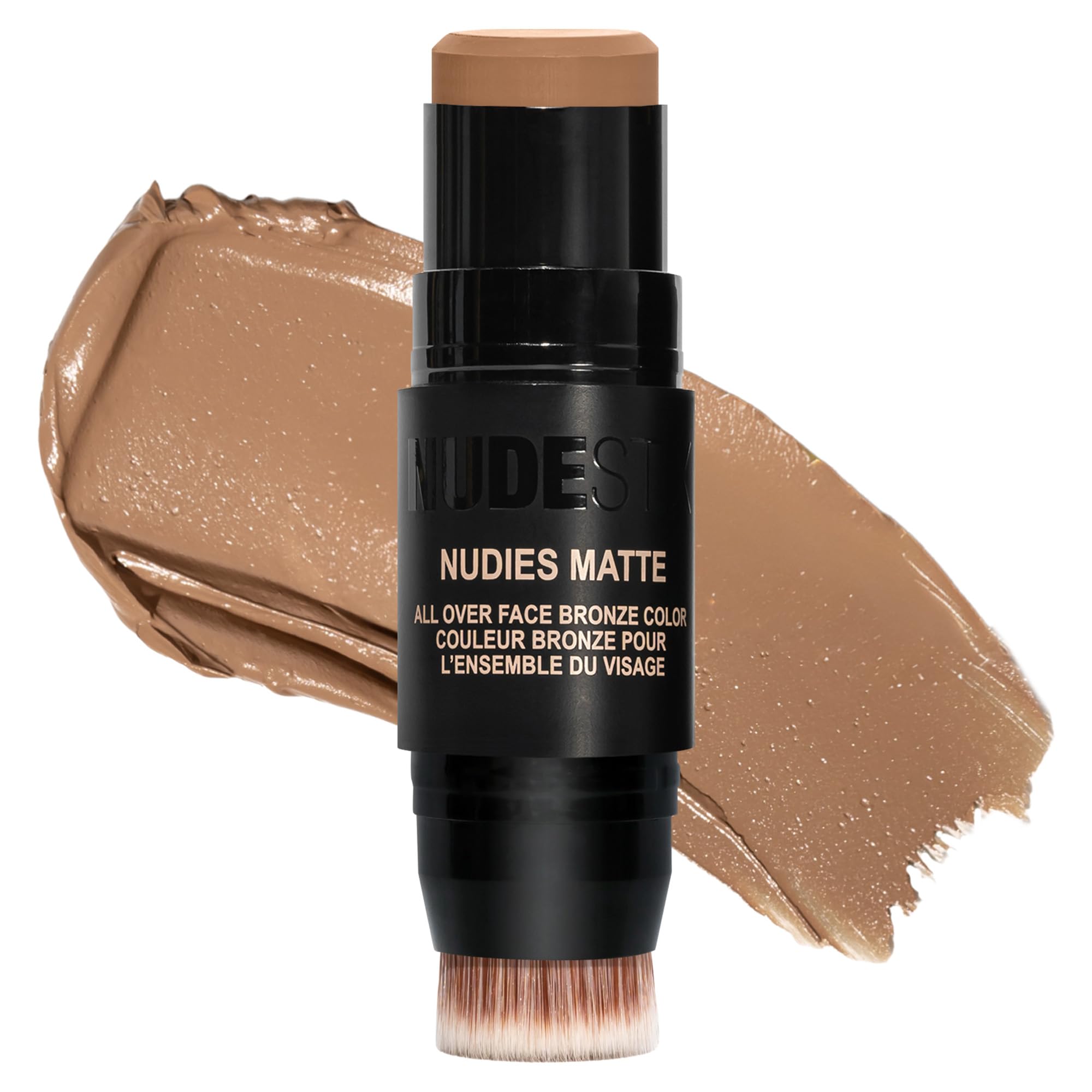Nudestix Nudies Bronze Bondi Bae: barra bronce mate para rostro y ojos, tono cálido natural