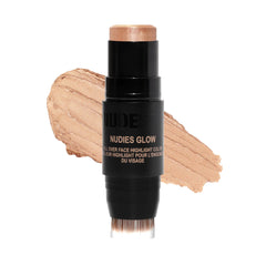 Nudestix Nudies Glow Highlighter Stick: aplicación-resplandor suave en la piel