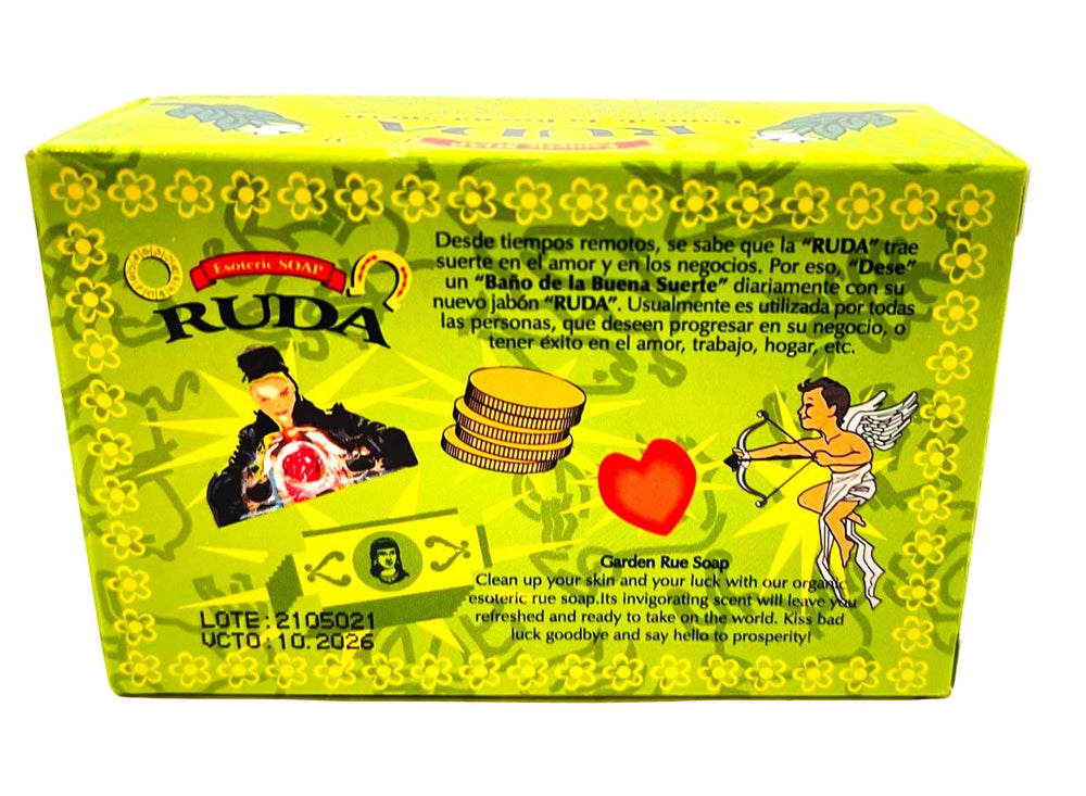 Jabón Rue para rostro: limpieza suave y cuidado natural.