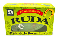 Jabón Rue en barra de Nuestra NS Salud para manos: hidratación suave diaria.