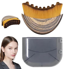Nuevo cepillo contorno linfático facial, diseño ergonómico para drenaje suave.