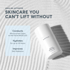 NuFACE Aqua Gel Activator con IonPlex para conducción precisa