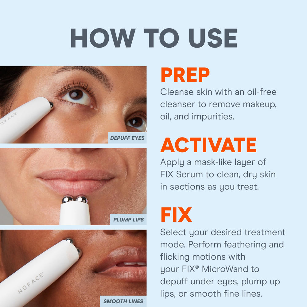 NuFACE FIX LED para ojos: iluminación localizada para mirada más fresca