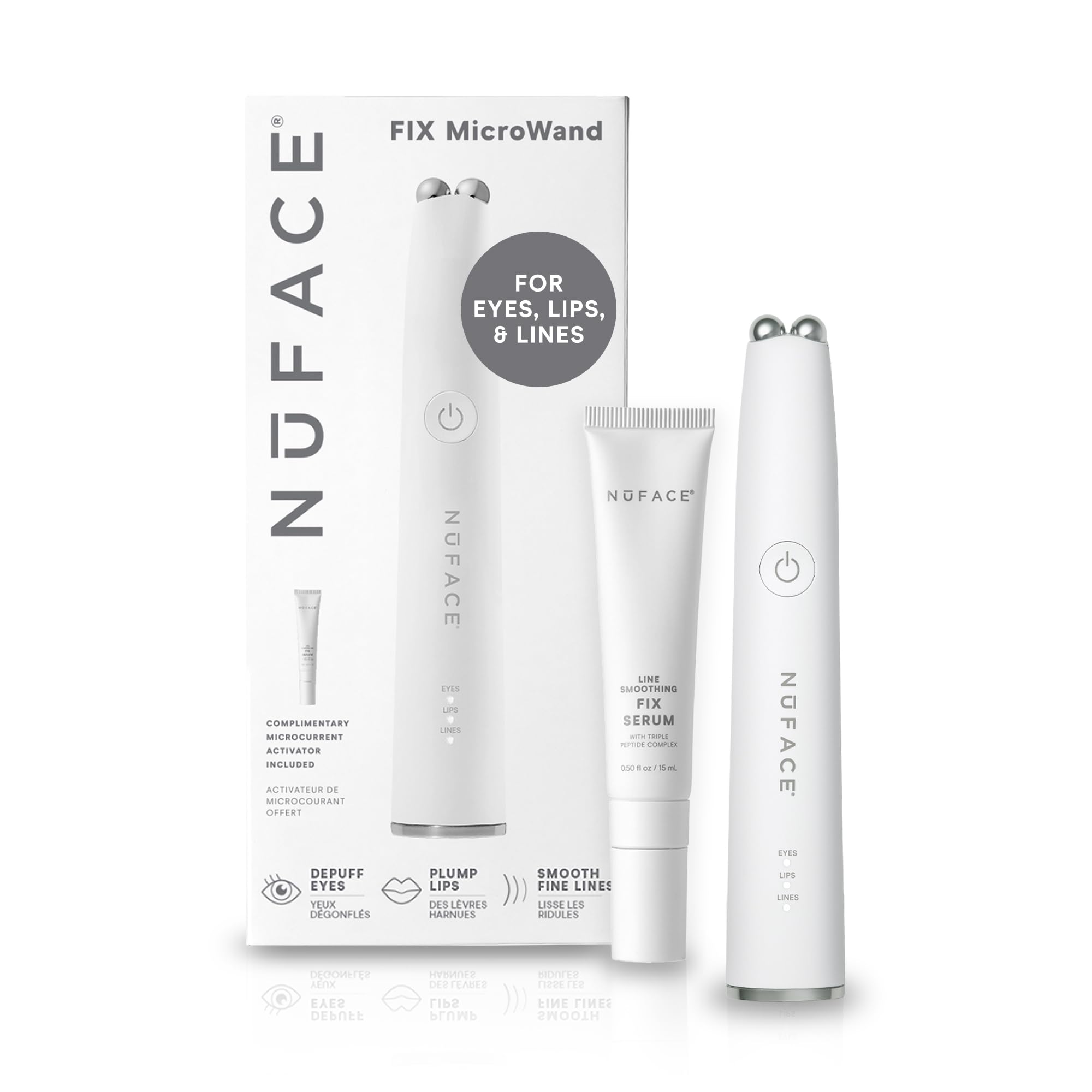 NuFACE FIX MicroWand para ojos: depura ojeras y contorno más suave
