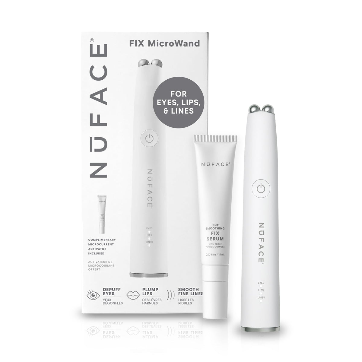 NuFACE FIX MicroWand para ojos: depura ojeras y contorno más suave