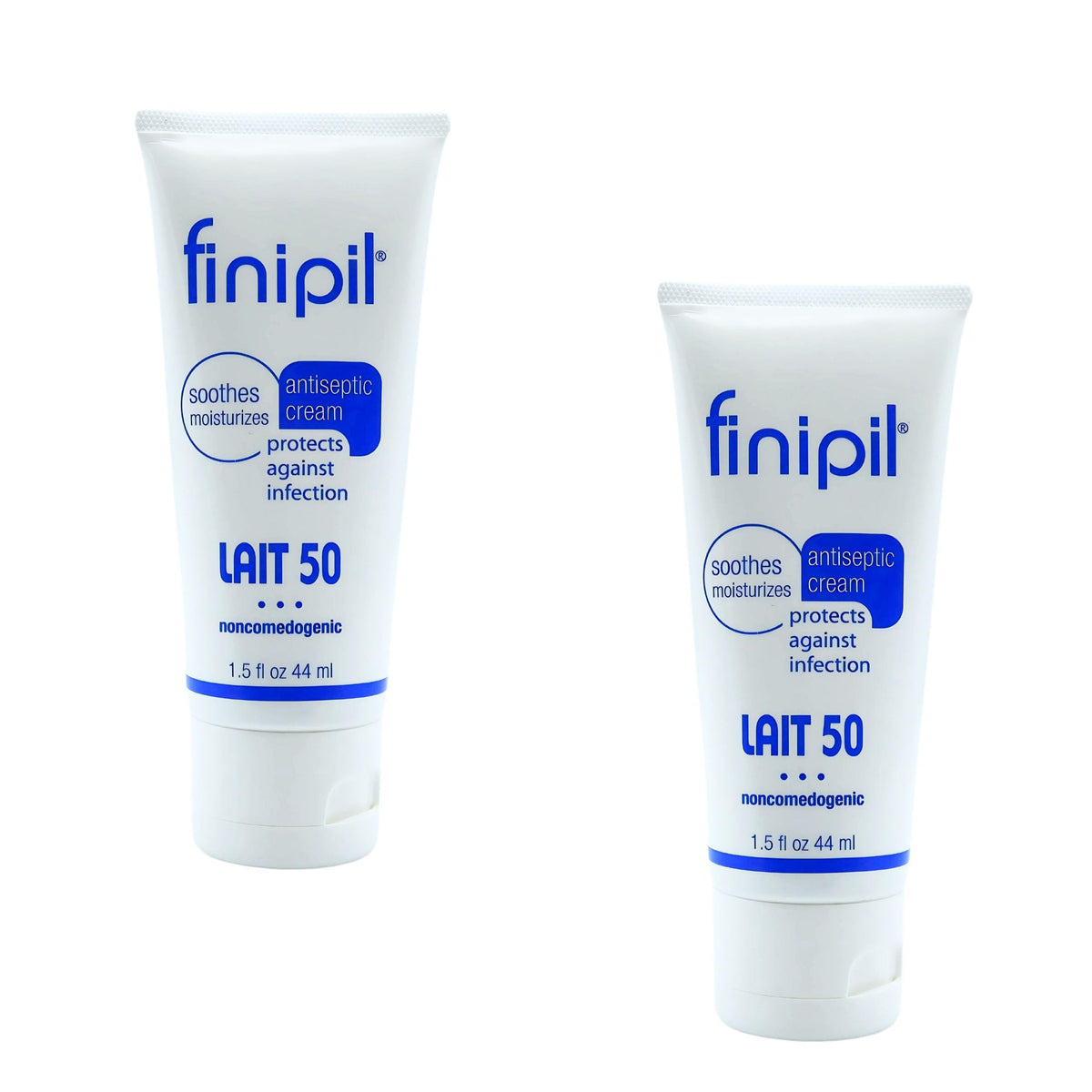 Nufree Finipil Lait bottle close-up for post-wax comfort and protection.