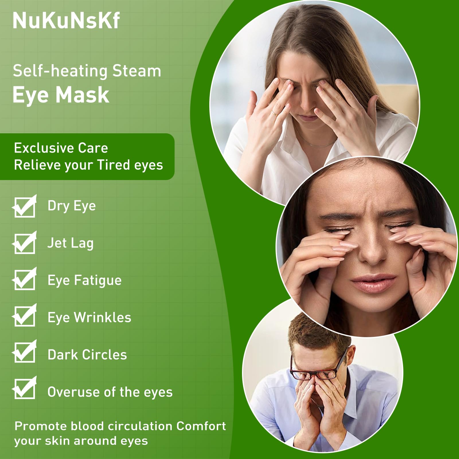 NuKuNsKf mascarilla ocular-uso-en-oficina ayuda a desconectar durante pausas