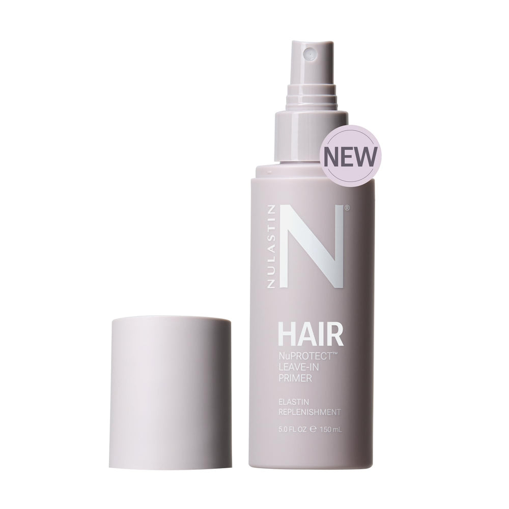 NULASTIN NuProtect leave-in bottle for silicone-free protection and conditioning.