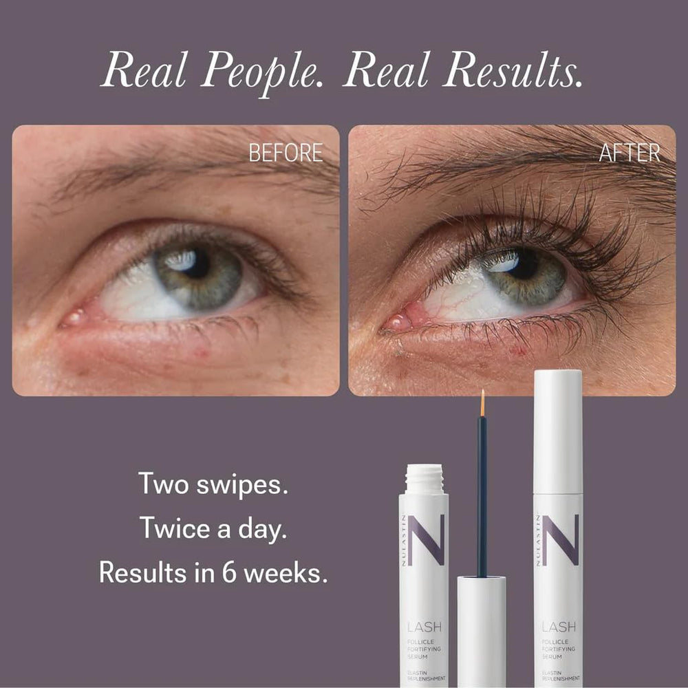 NULASTIN: detalle de pestañas para apariencia más larga.