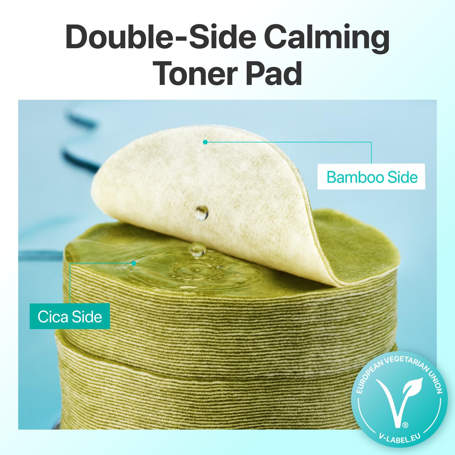 Numbuzin No.1 Toner Pads para equilibrio de grasa sin resequedad.