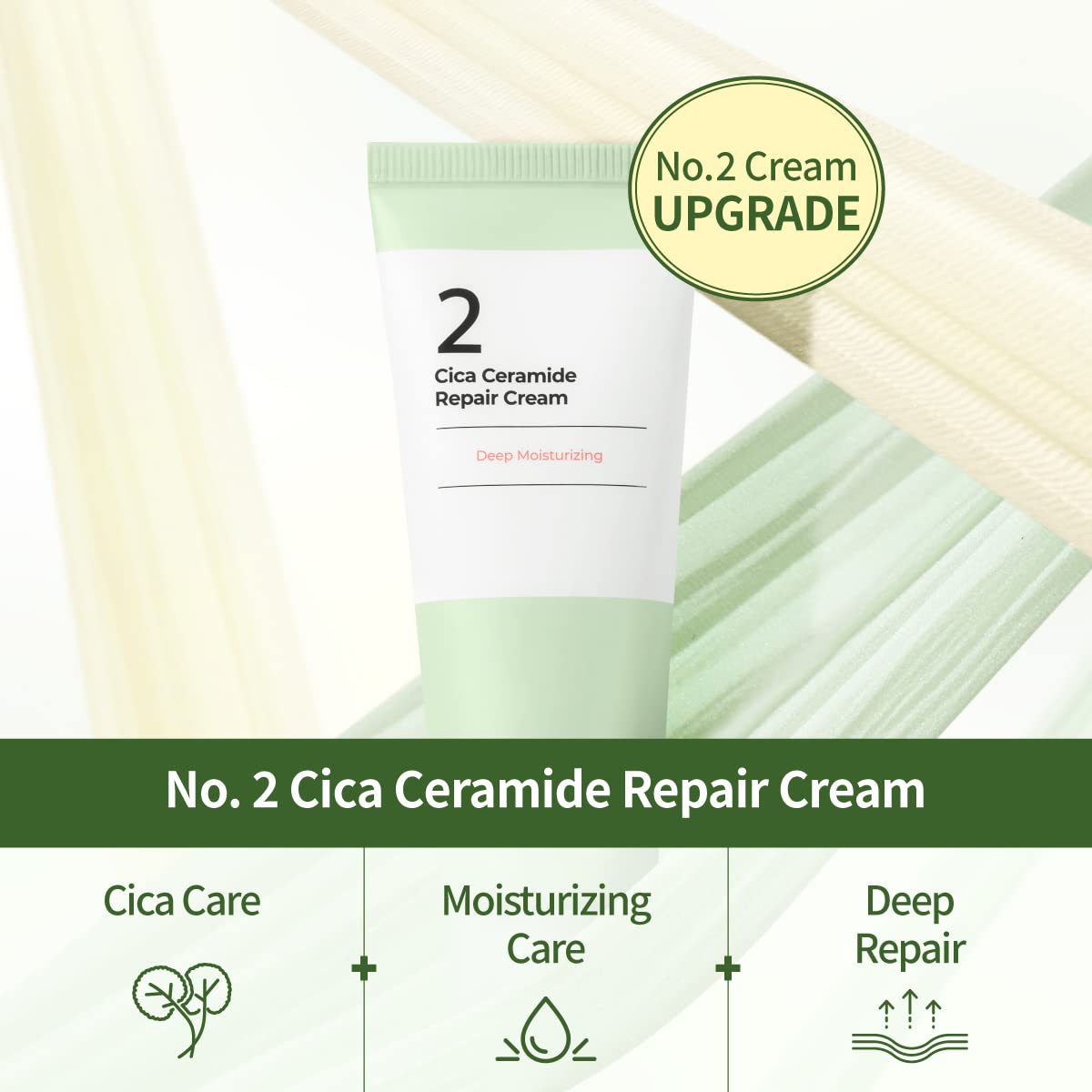 crema numbuzin No.2 con Centella Asiática para calmar la piel