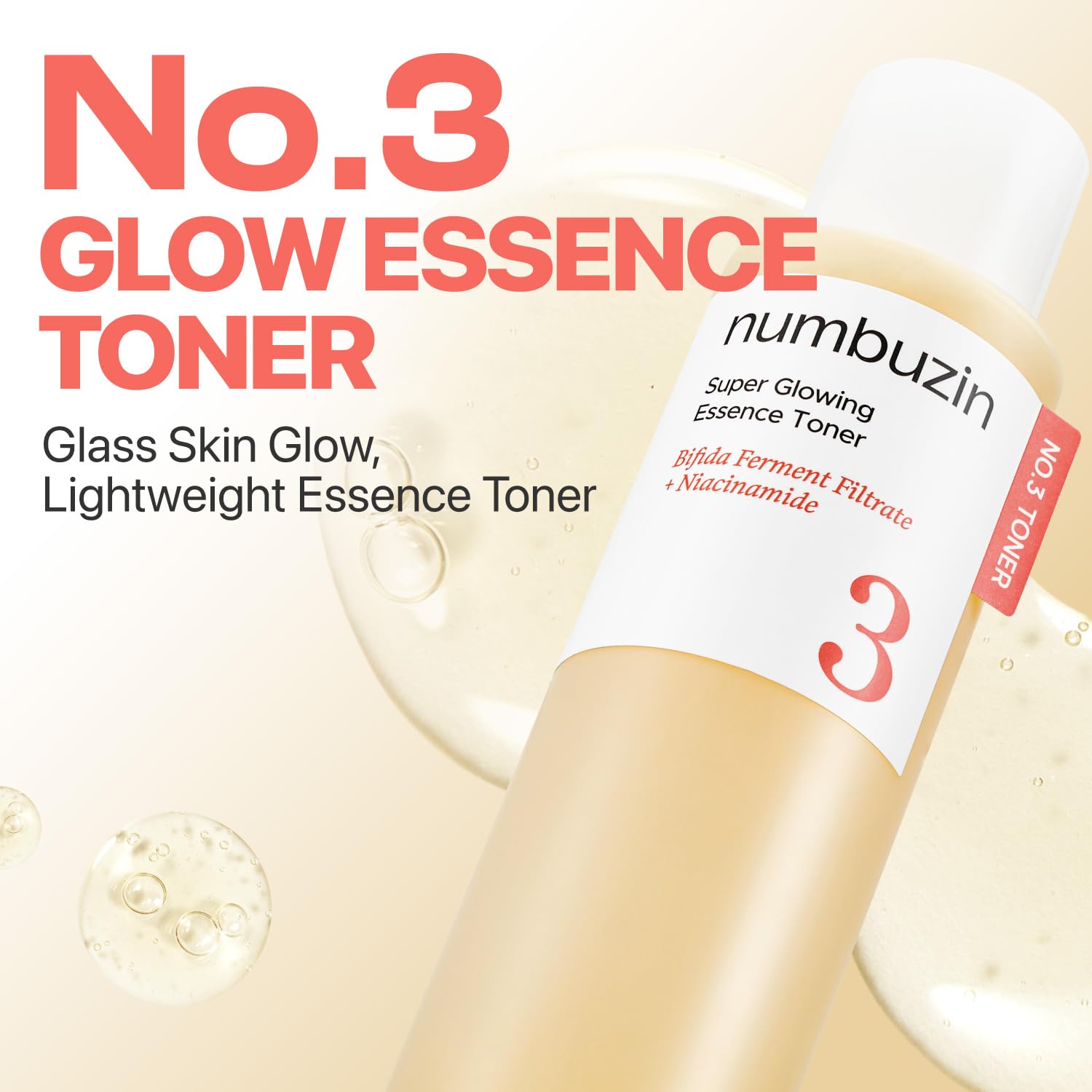 Numbuzin No.3 muestra luminosidad de piel con efecto natural.