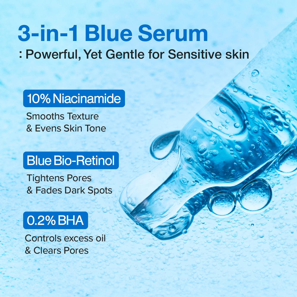 Aplicación en rostro con Numbuzin No.3 Serum en rutina diaria.