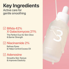 Numbuzin No.3 Serum: poros visiblemente más lisos y uniformes.