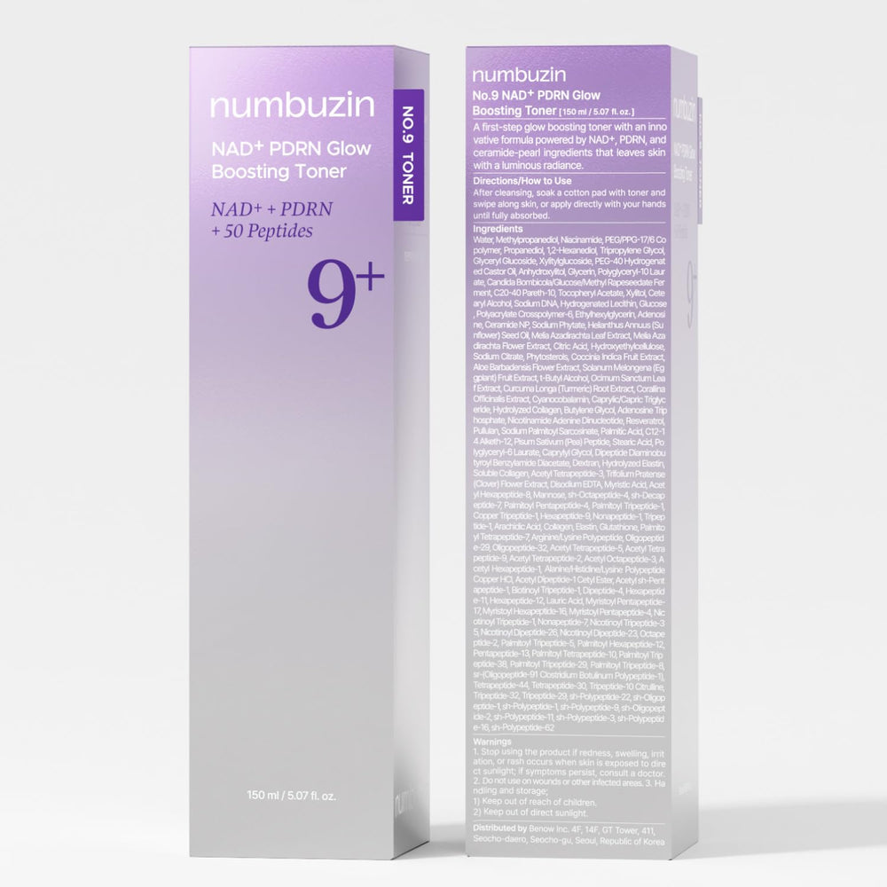 Numbuzin No.9 Toner brillo natural para despertar la tez
