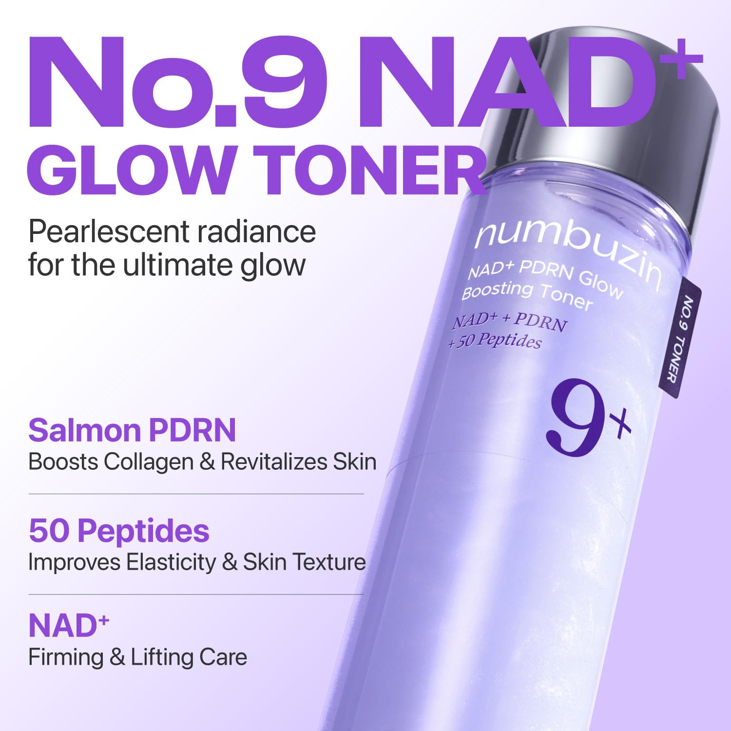 Numbuzin No.9 Toner hidratación ligera para uso diario sin grasa
