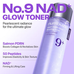 Numbuzin No.9 Toner hidratación ligera para uso diario sin grasa