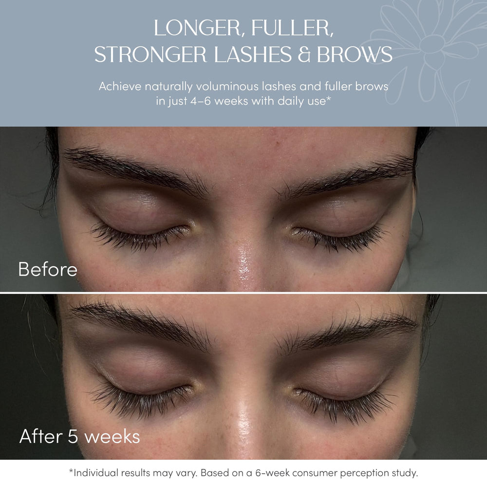 Aplicador de precisión de NUNA Serum para pestañas y cejas sin desorden.