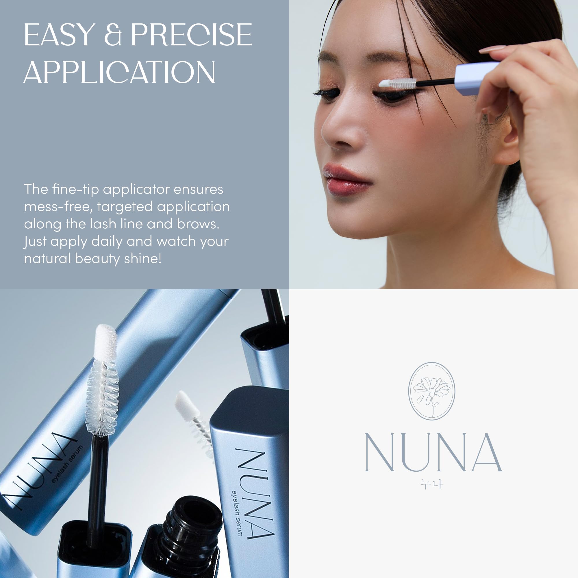 Fórmula suave para todo tipo de piel, con NUNA Serum.