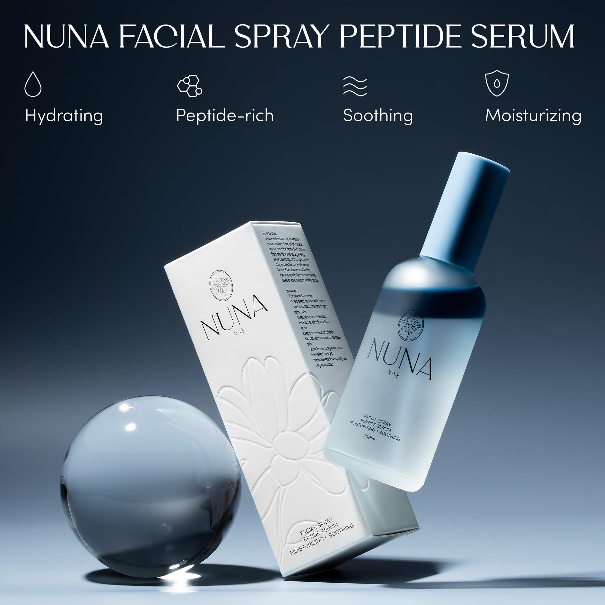 NUNA uso diario: bruma base para maquillaje y refresco rápido.