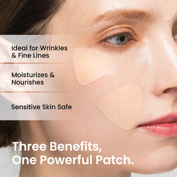 Parche Nurive linea de la sonrisa aplicado para despertar piel suave