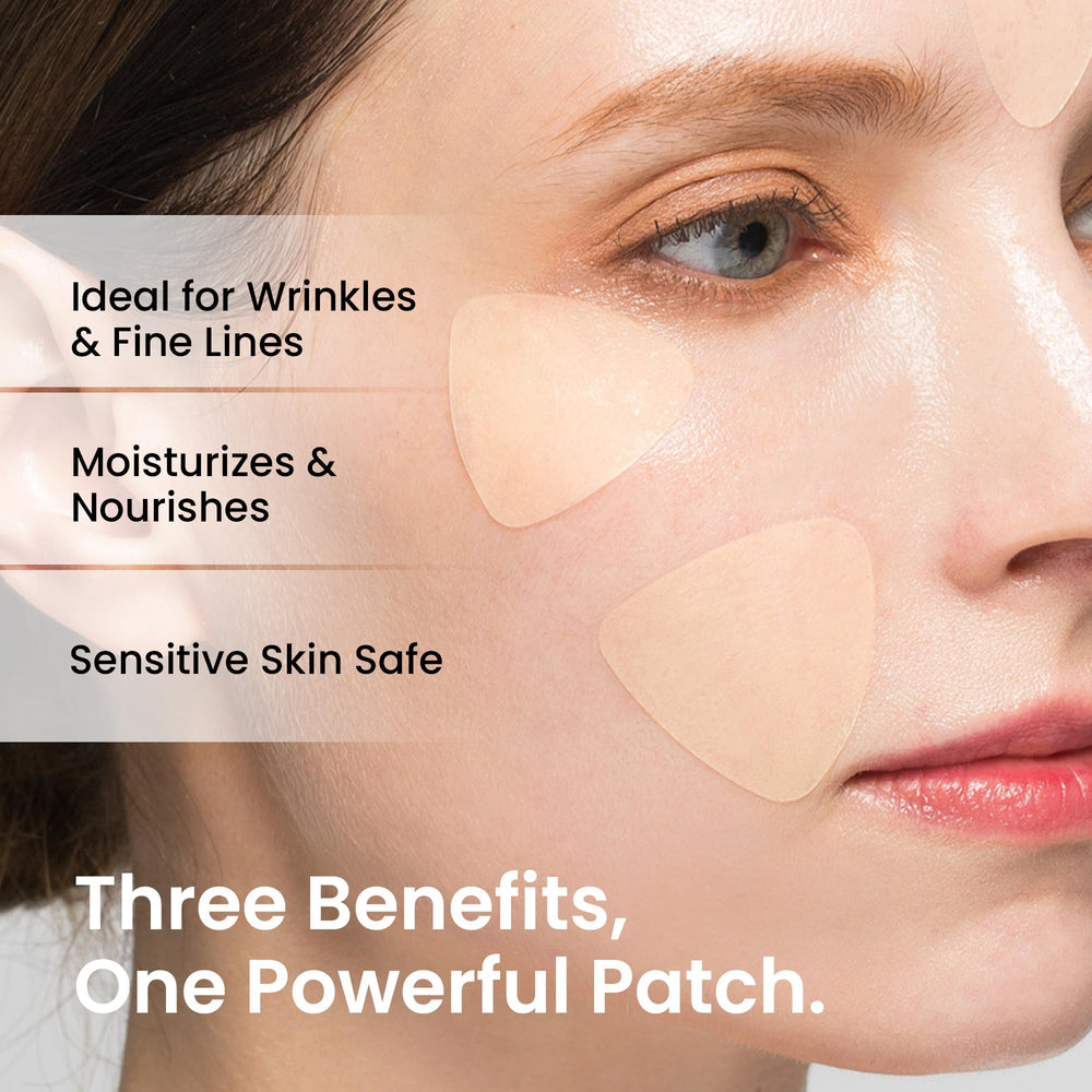 Parche Nurive linea de la sonrisa aplicado para despertar piel suave