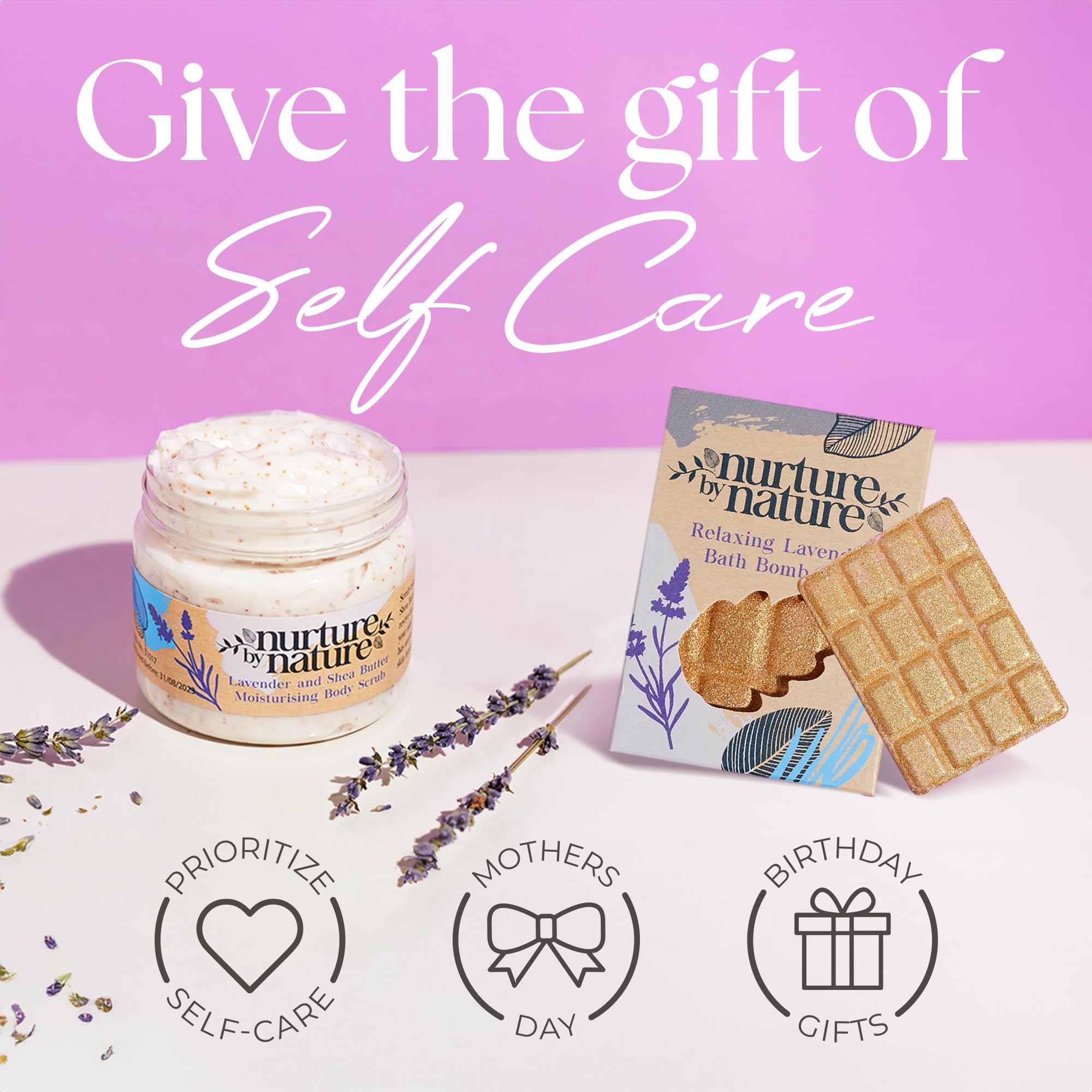 Crema de manos Nurture by Nature, hidratación para piel suave.