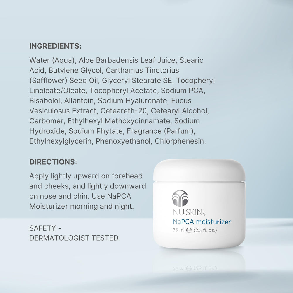 Nu Skin NaPCA Crema de uso diario, apta para piel sensible