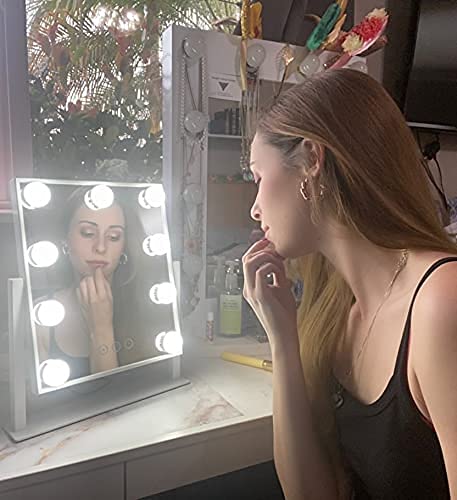 NUSVAN Luces LED de larga duración para maquillaje estable.