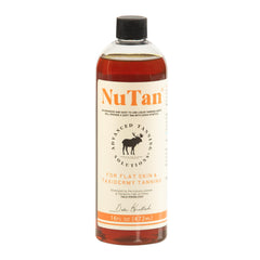 Botella NuTan 16oz para curtiembre, aplicación rápida y acabado suave.
