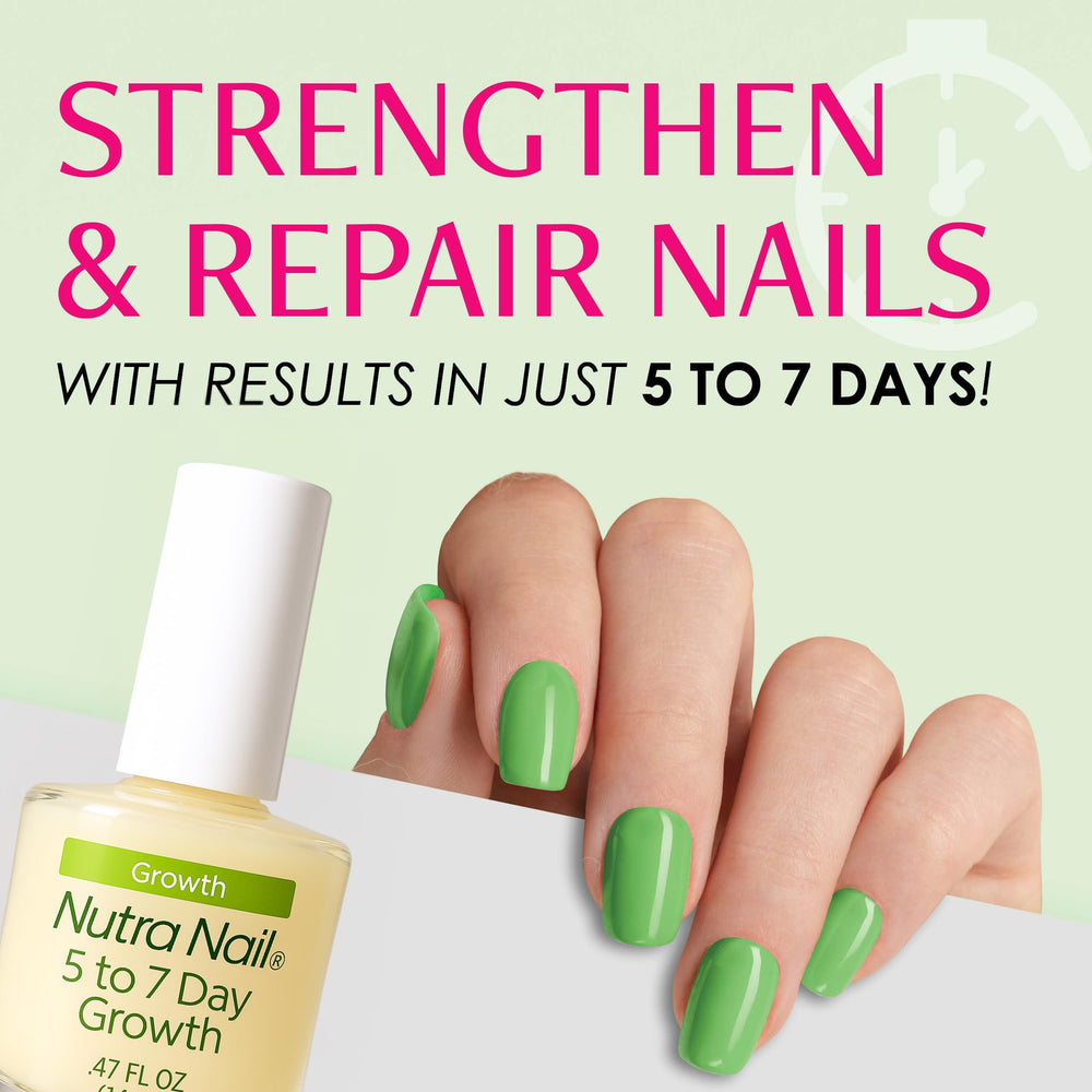 Aplicación con pincel de Nutra Nail para uñas frágiles.