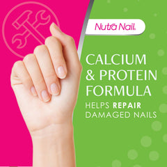 Nutra Nail con keratina y colágeno para mayor fortaleza.
