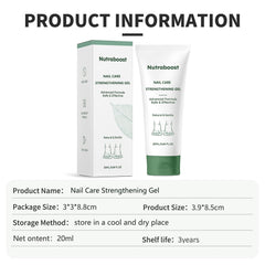 Aplicación de gel para uñas Nutraboost, nutrir y fortalecer