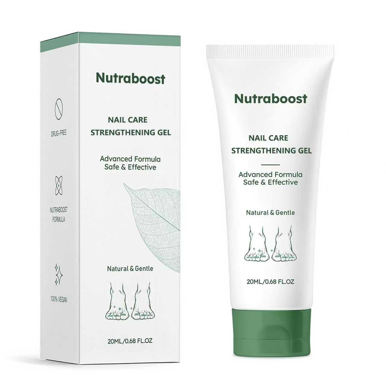 Gel para uñas Nutraboost en bote de 20 ml, cuidado diario