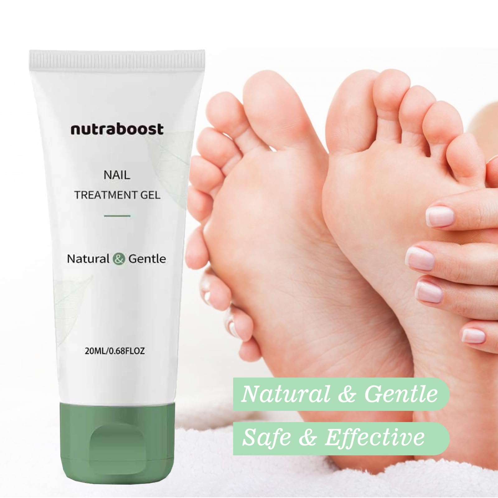 Nutraboost Nail Reparacion Unas, textura suave y impulso de crecimiento saludable