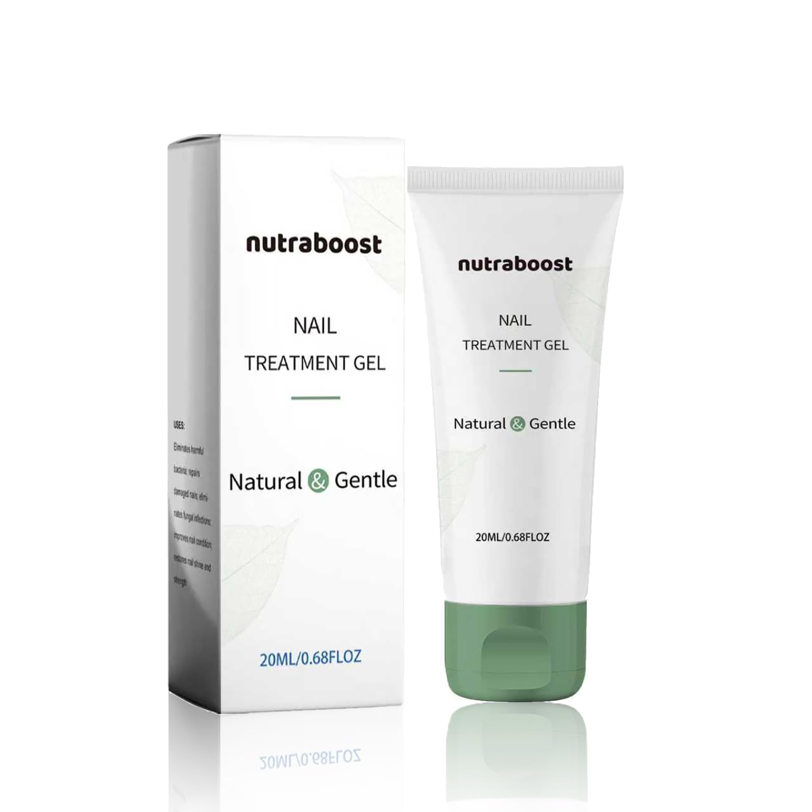 Nutraboost Nail Tratamiento Gel, aplicacion visible y absorcion rapida para uñas