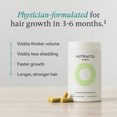 Nutrafol Collagen Infusion lata: colágeno marino para hidratación del cuero cabelludo.