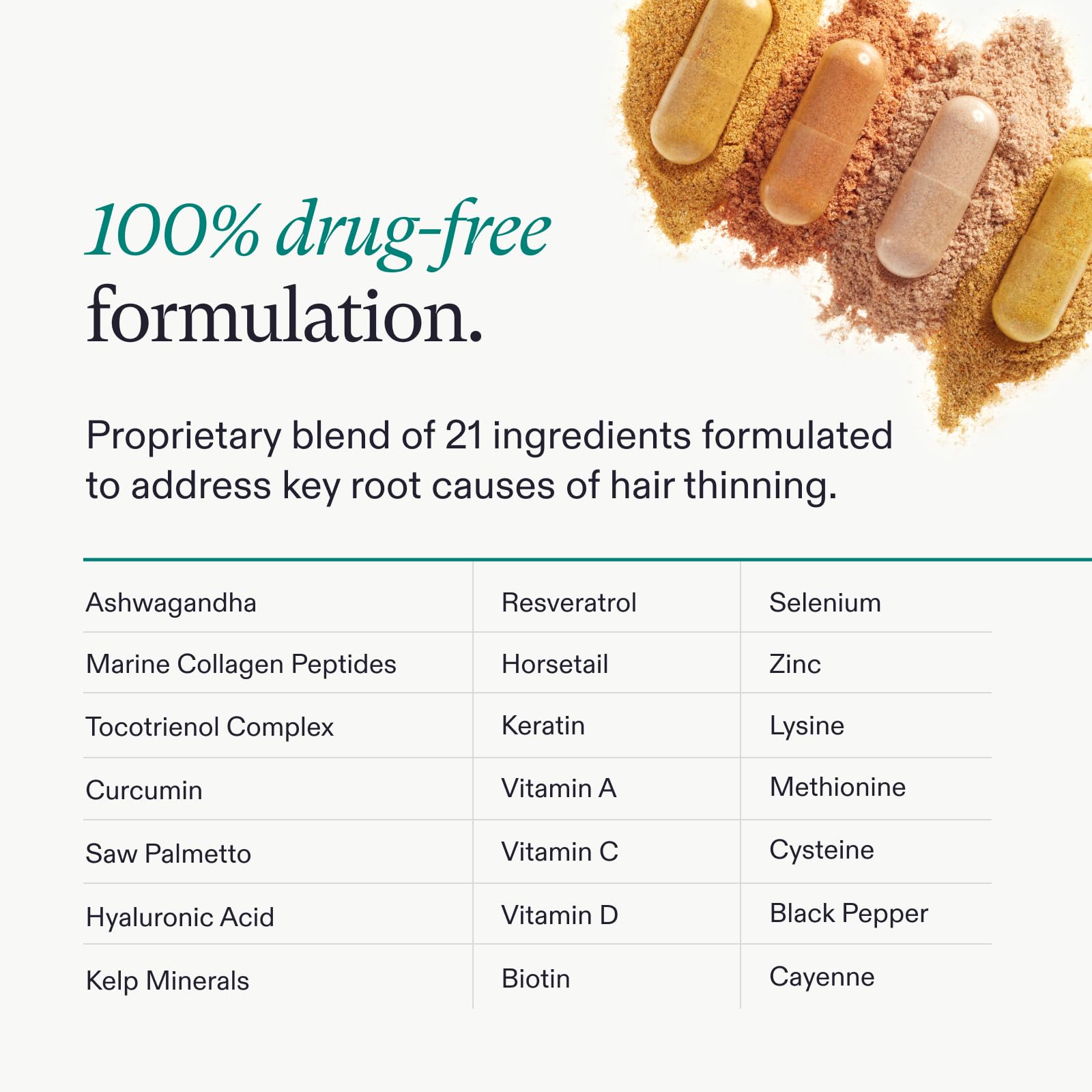 Nutrafol Mujeres con Ashwagandha para equilibrio diario.